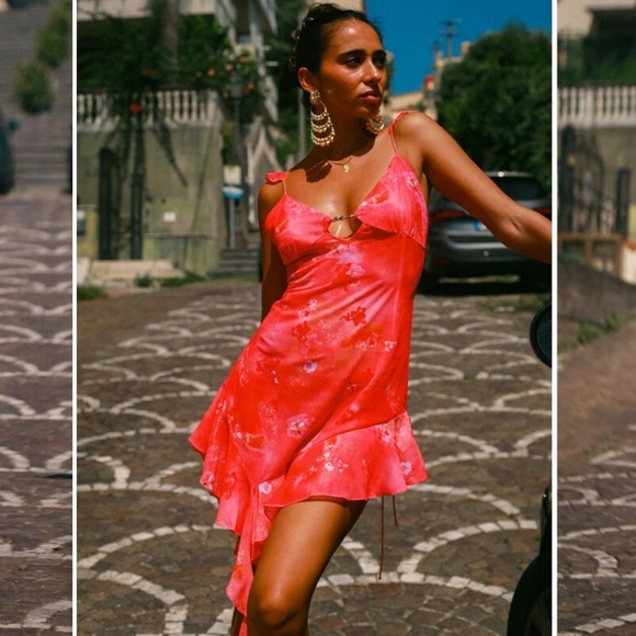 Dolls Kill Elsie & Fred 3rd Date Y2K Mini Dress - Picture 1 of 6